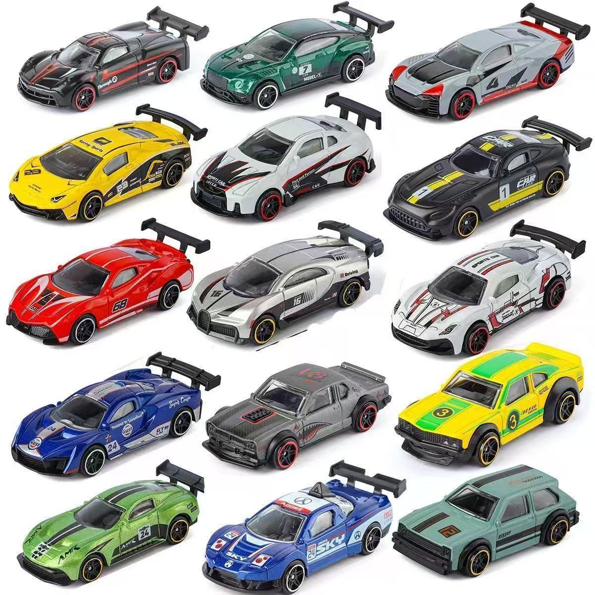 Kids Toys Boys - Modèle de voiture en alliage, simulation