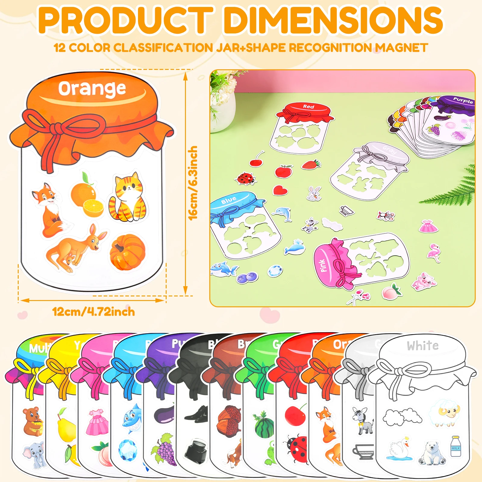 Aimants de tri de couleurs pou - Kids Toys 2 Year Old avis et prix