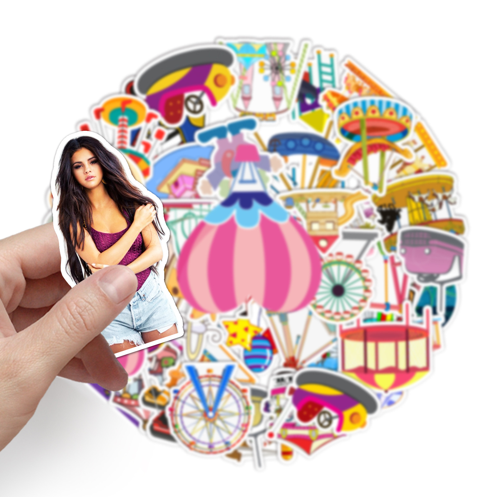 10/30/50pcs Selena Gomez Star  - Kids Toys Scooter avis et prix