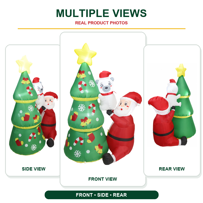 Père Noël gonflable de 1,80 m, - Kids Yard Toys avis et prix