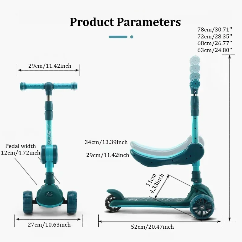 Trottinette 2 en 1 pour enfant - Kids Toys Scooter avis et prix