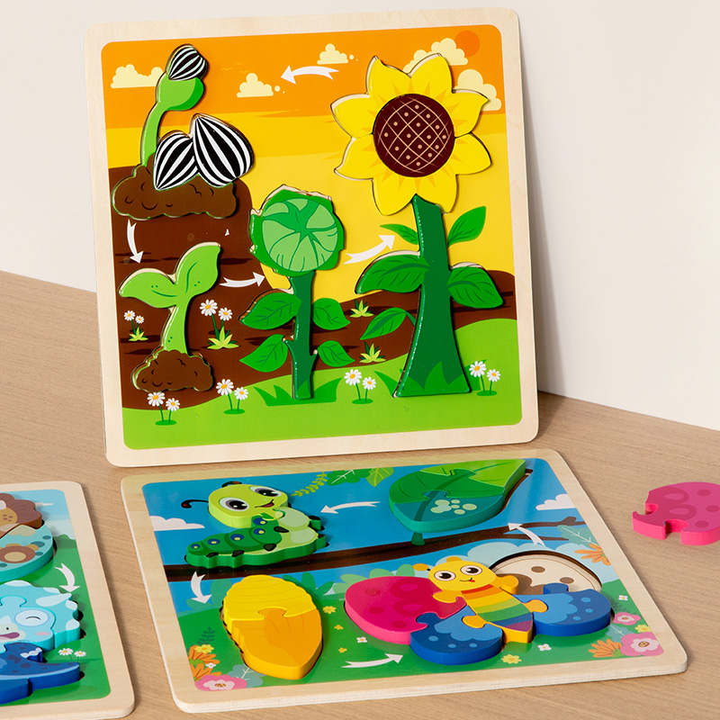 Jouet bébé en bois Puzzle 3D j - Kids Toys Cycle avis et prix