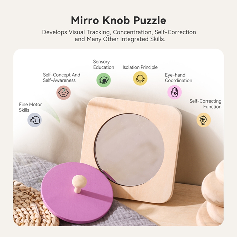 Kit de jeu Montessori Mirror P - Kids Toys 2 Year Old avis et prix