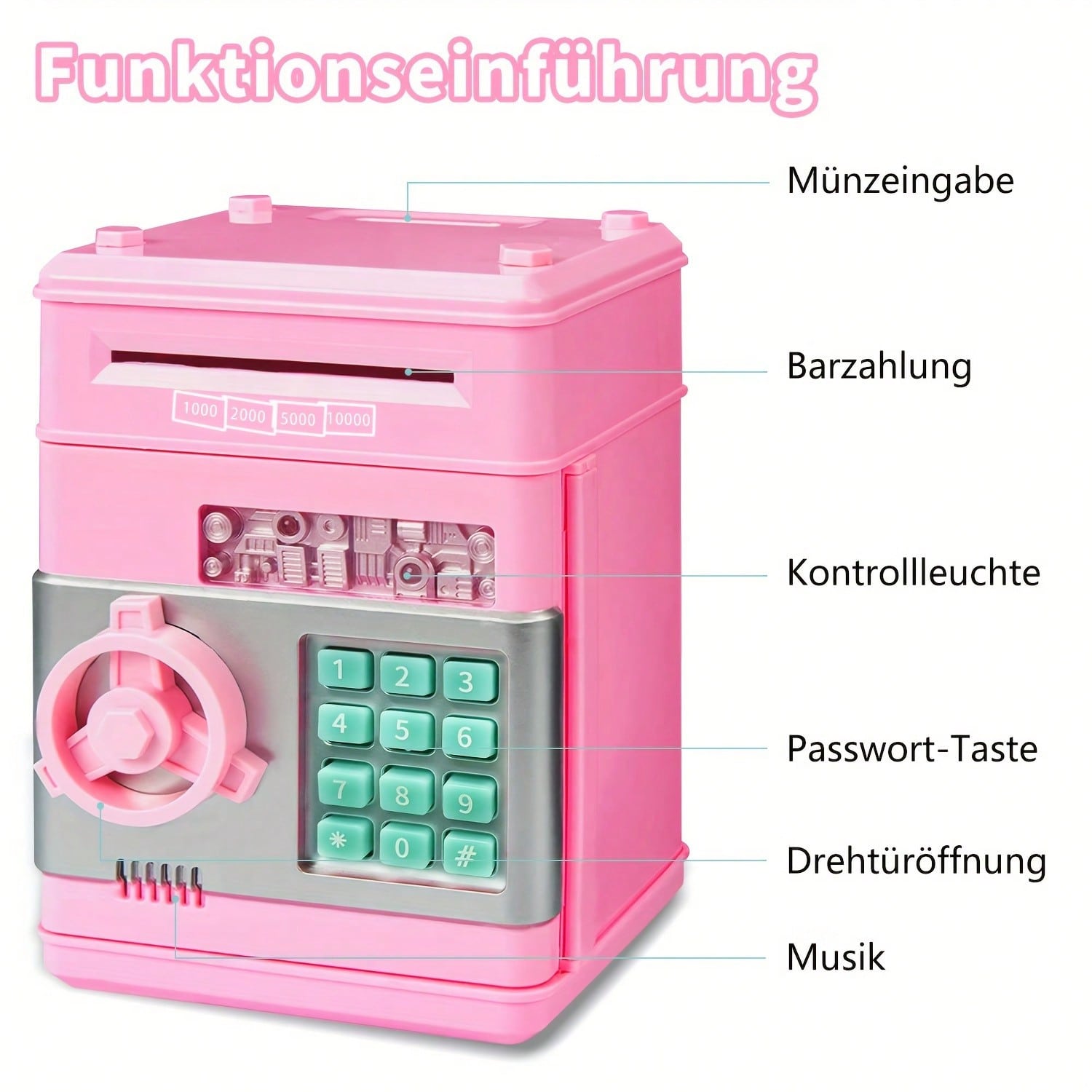 Mini tirelire en forme de dist - Kids Toys Box avis et prix